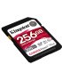 Tarjeta de memoria SD Kingston Canvas React Plus 256GB para cámaras de cine profesionales UHS-II 4K/8Ks SDR2/256GB
