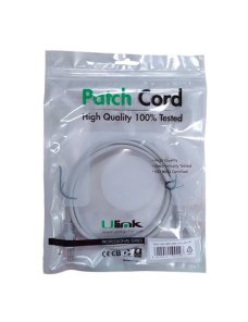 Patch cord Cat5e 10 mts gris