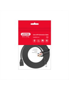 Extensor cable de red Cat6 Macho - Hembra 1 mts / mod. C1896BK-1M