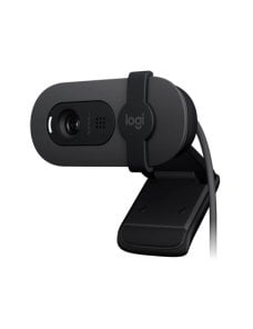 Cámara web Logitech BRIO 100 Full HD 1080p con equilibrio de iluminación automático, Webcam, Grafito 960-001586