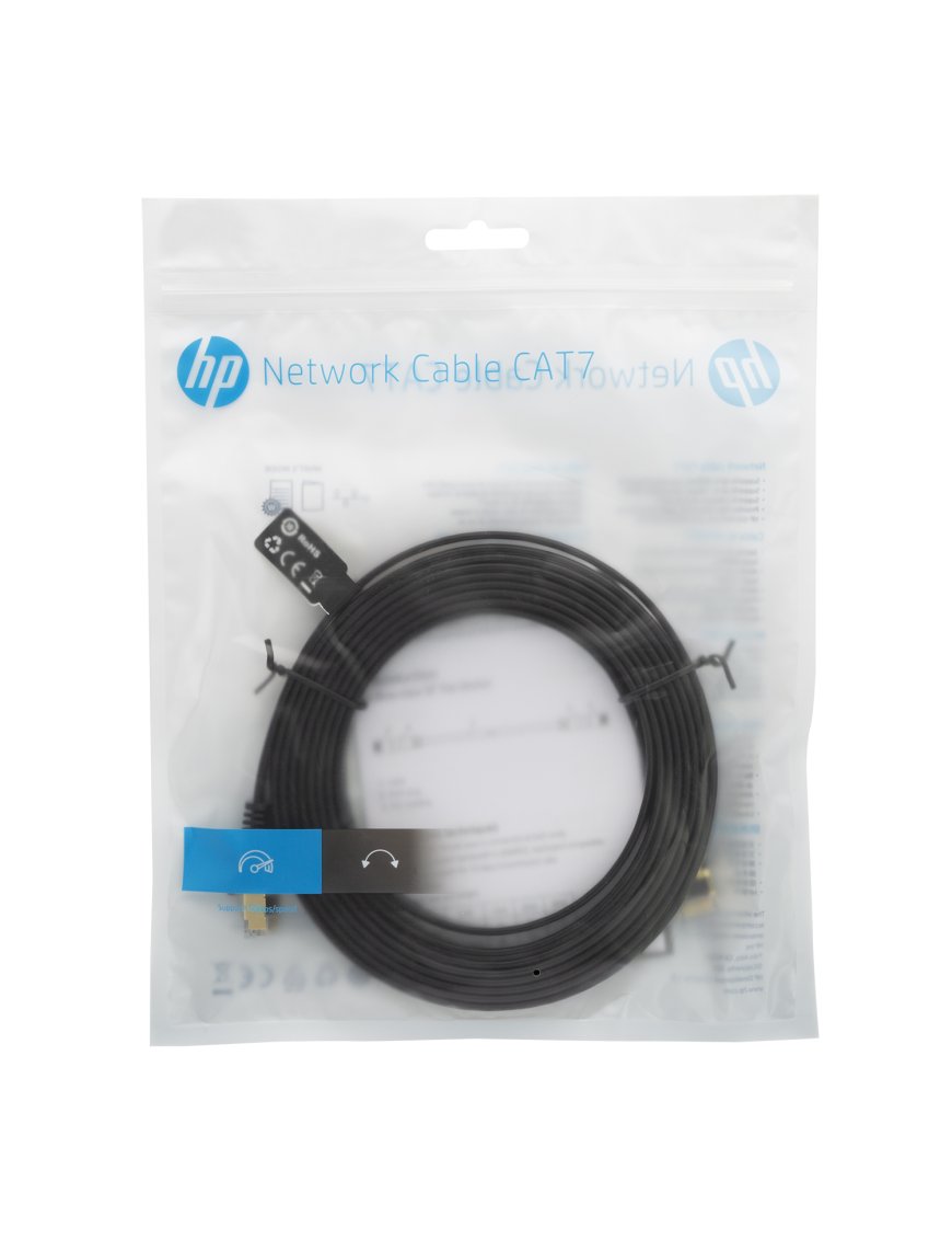 Cable de Red Utp Blindado Hp Cat7 3mt 10 Gbps