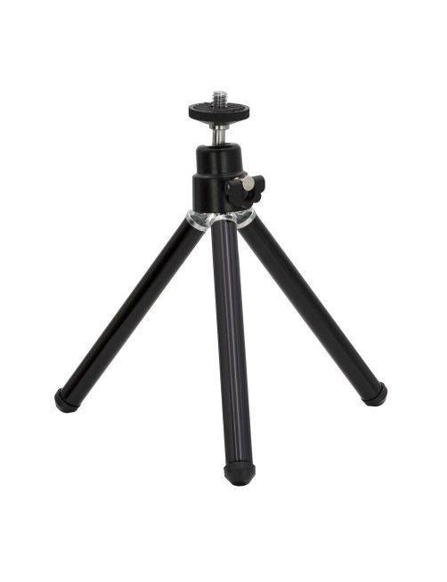 Mini trÍpode para cámaras y webcams con patas metálicas, altura ajustable