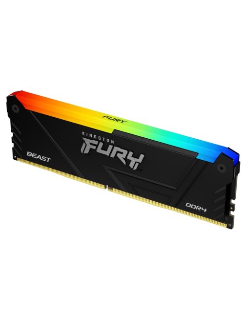 Memoria RAM, Kingston Fury Beast RGB, 8GB, DDR4, 3200Mhz, DIMM, KF432C16BB2A/8