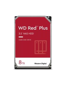 Disco duro WD Red Plus NAS Hard Drive WD80EFZZ - 8 TB - interno - 3.5" - SATA 6Gb/s - 5640 rpm - búfer: 128 MB