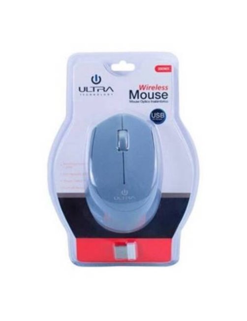 Mouse óptico inalámbrico ultra silver 7297290250151