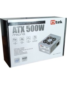 Fuente de poder micro ATX 500W Utek UT-MATX500 0050097