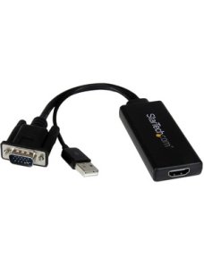 Adaptador VGA a HDMI con Audio USB VGA2HDU - Imagen 1