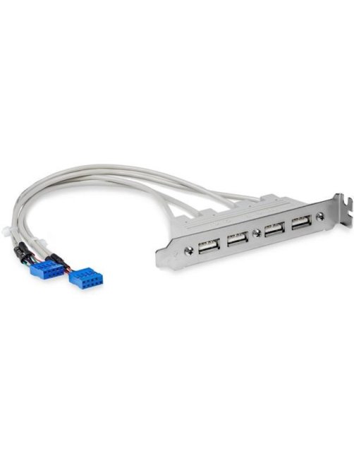 Bracket USB 4 Puertos Placa USBPLATE4 - Imagen 1
