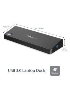 Docking Station USB 3.0 DisplayPort HDMI USB3DOCKHDPC - Imagen 3