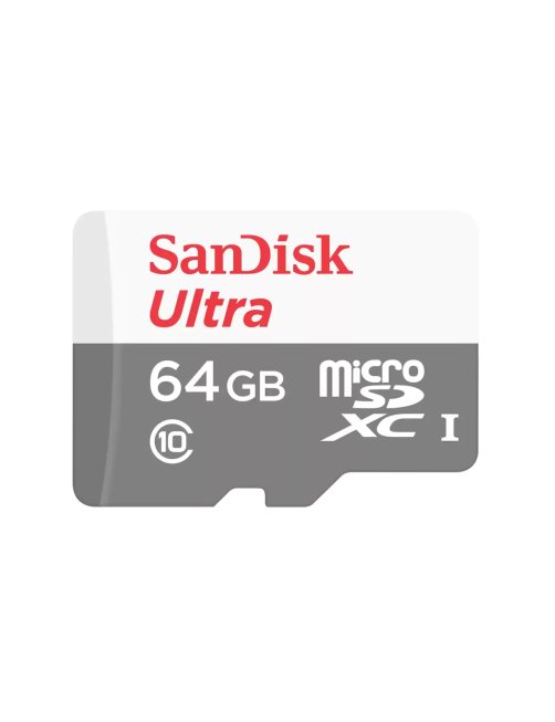Tarjeta de memoria flash microSDHC-SD SanDisk Ultra 64GB, Class 10, UHS-I