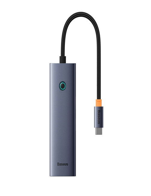 Baseus-Flite-Series-4-en-1-Adaptador-USB-C-Type-C-a-USB-30x4-HUB-Gris-espacial-EDA004837201A