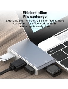 Adaptador-HUB-USB-C-Tipo-C-a-OTG-de-4-puertos-Tipo-C-USB-30-USB-20-PC6451