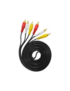Cable 3 Plug RCA a 3 Plug RCA 1,80mts