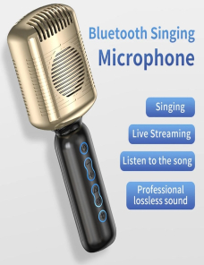 Microfono-inalambrico-KM600-TWS-reduccion-de-ruido-de-mano-reproductor-de-musica-con-microfono-condensador-compatible-con-Blueto