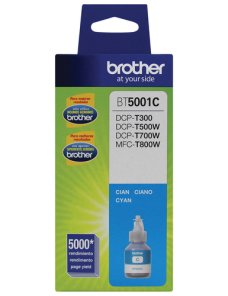 Brother BT-5001C - Súper Alto Rendimiento - cián - original - recarga de tinta - para Brother DCP-T300, MFC-T800W - Imagen 1
