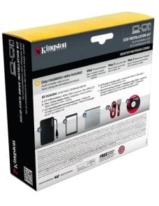Kingston SSD Installation Kit - Caja de almacenamiento - 2.5" - SATA 3Gb/s - 300 MBps - USB 2.0 - Imagen 2
