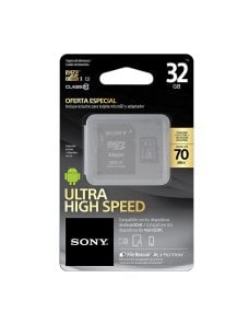 Sony memoria 32 GB microSD Clase 10 70mb serie SR-UY2A