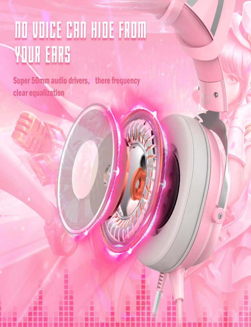 Las mejores ofertas en Micrófono incorporado Rosa Auriculares para  videojuegos