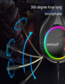 Smailwolf-A1-Computer-RGB-Luminoso-Gaming-USB-Auriculares-con-microfono-negro-TBD0571959701A