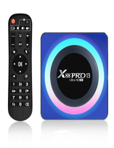 Acrylic-X88-Pro-13-8K-Ultra-HD-Android-130-Smart-TV-Box-con-control-remoto-RK3528-Quad-Core-4G64GB-enchufe-de-la-UE-EAT0324EU