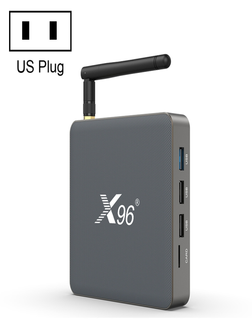X96 X6 8K Smart TV Box Android 11.0 Media Player, RK3566 ARM de cuatro núcleos Cortex A55, RAM: 8GB, ROM: 64GB, Tipo de enchuf