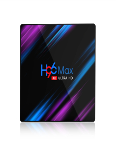 H96 Max-3318 4K Ultra HD Android TV Box con control remoto, Android 9.0, RK3318 Quad-Core 64bit Cortex-A53, WiFi 2.4G / 5G, Blu