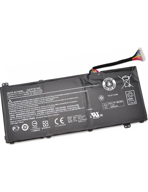 Batería Original Acer VN7-571 VN7-571G VN7-591 3ICP7/61/80 AC14A8L 51Wh