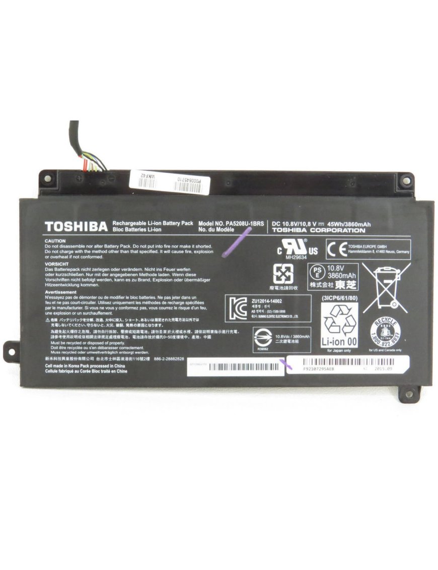 Batería Original Toshiba PA5208U-1BRS Chromebook 2 CB30 CB35 Satellite E45W E45W