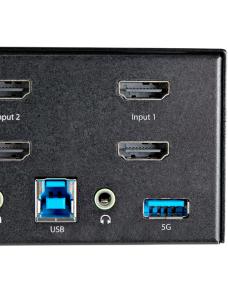 2 Port Dual Monitor HDMI KVM Switch 4K60