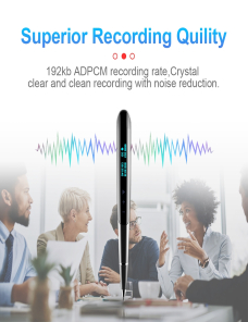 Q9 AI Intelligent High-Definición Reducción de ruido Grabación de la grabación Grabadora de control de voz, Capacidad: 4GB 