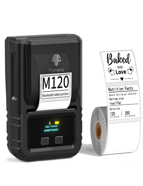Phomemo-M120-Etiquetadora-Impresora-de-codigos-de-barras-Maquina-de-etiquetas-termicas-Bluetooth-Negro-TBD0604125001A