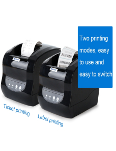 Xprinter XP-365B Impresora de etiquetas térmicas de 80 mm Impresora de etiquetas de ropa, enchufe: enchufe de la UE (versión 