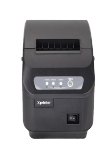 Xprinter XP-Q200II Impresora térmica de recibos pequeños Impresora de recibos de cocina y catering Cortador de 80 mm, Tipo de