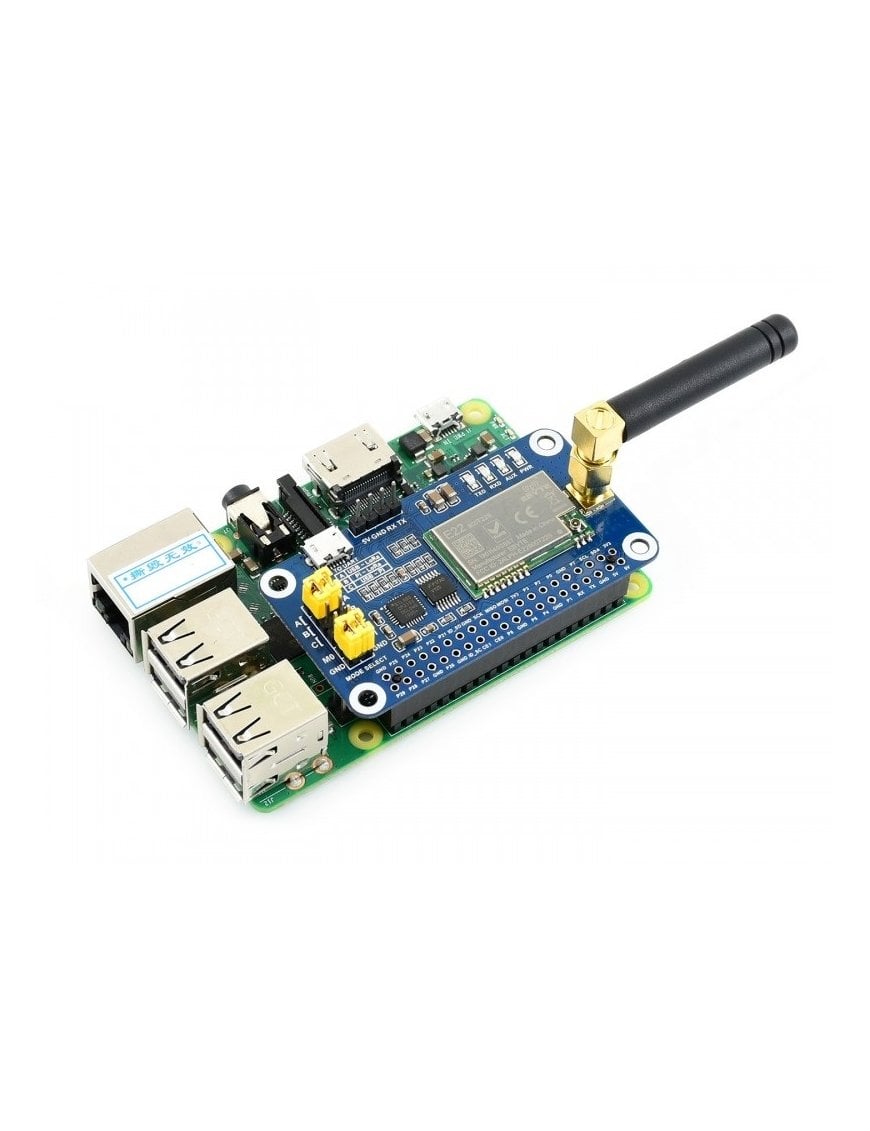 Waveshare Sx1262 Lora Hat 915mhz Banda De Frecuencia Para Raspberry P 2212