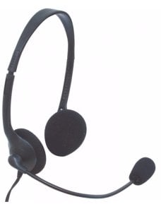 Audífonos Xtech XTS-220 headset alámbricos con Micrófono, 3.5mm, negro