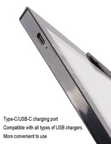 Tablero de dibujo de escritorio de copia recargable A4-D28B, especificación: con línea de carga + adaptador de enchufe de EE.