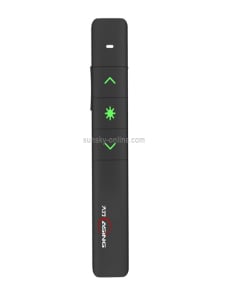 ASiNG A218 2.4GHz Presentador láser rojo inalámbrico PowerPoint Clicker Representación Puntero de control remoto, Distancia 