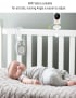 855P Monitor de bebé amarillo inalámbrico para el hogar de 2,4 pulgadas con cámara de vigilancia para bebés (enchufe del Re