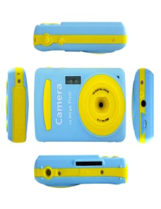 2.4 pulgadas 16MP 720P Mini LSR Cam Cámara digital para niños Bebé Cute Cartoon Multifunción Toy Camera Niños Cumpleaños 