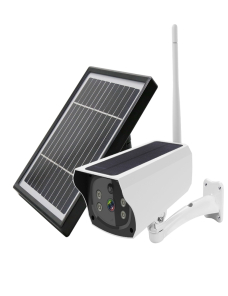 Cámara IP de seguridad con energía solar VESAFE Y4P para exteriores HD 1080P, compatible con detección de movimiento y despe