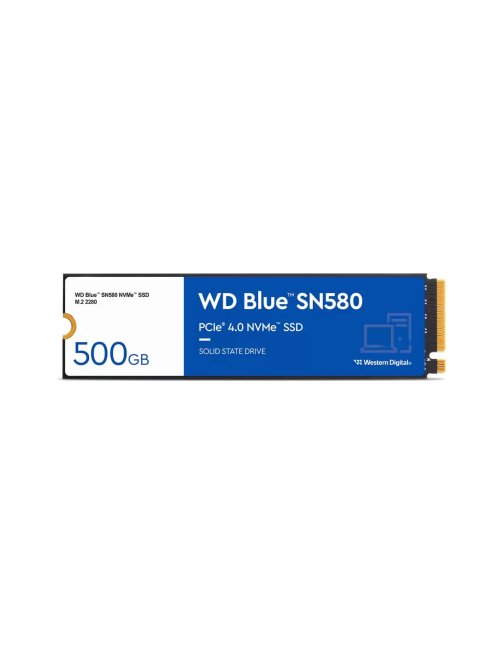 Unidad de estado sólido SSD interna WD BLUE SN580 500 GB, M.2, PCIe 4.0 x4