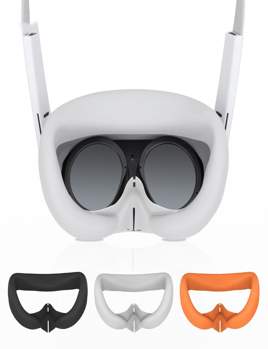 Para PICO 4 Hifylux PC-PF26 Máscara de silicona para ojos Gafas VR Estuche  opaco a prueba de sudor (Negro)