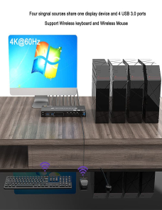 KVM401A-4-puertos-USB-30-Dispositivo-compartido-HDMI-KVM-Switch-HUB-Convertidor-compartido-Negro-TBD0603618701A