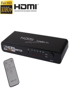 Conmutador-HDMI-Full-HD-1080P-de-5-puertos-con-conmutador-y-control-remoto-version-13-entrada-HDMI-de-5-puertos-salida-HDMI-de-1