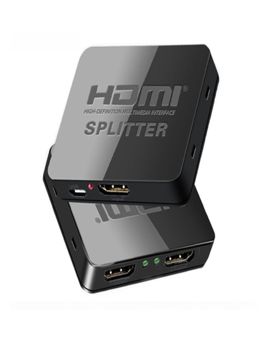 JSM 1 a 2 HDMI 1080P Switch Splitter de pantalla simultánea de dos pantallas