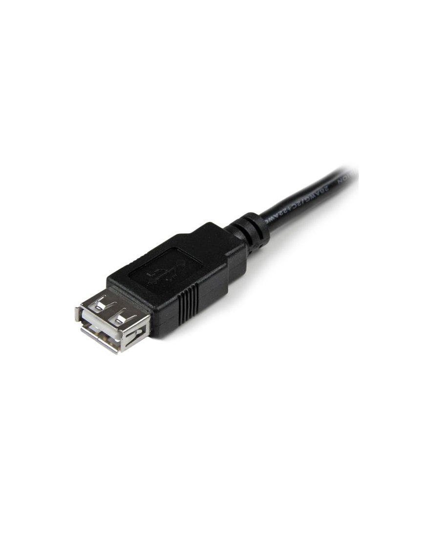 StarTech.com USBEXTAA6IN  StarTech.com Cable de 0,15m de Extensión Alargador  USB 2.0 - Macho a Hembra USB A - Extensor
