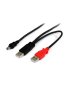 Cable 1 8m Mini B a USB A en Y - Imagen 1
