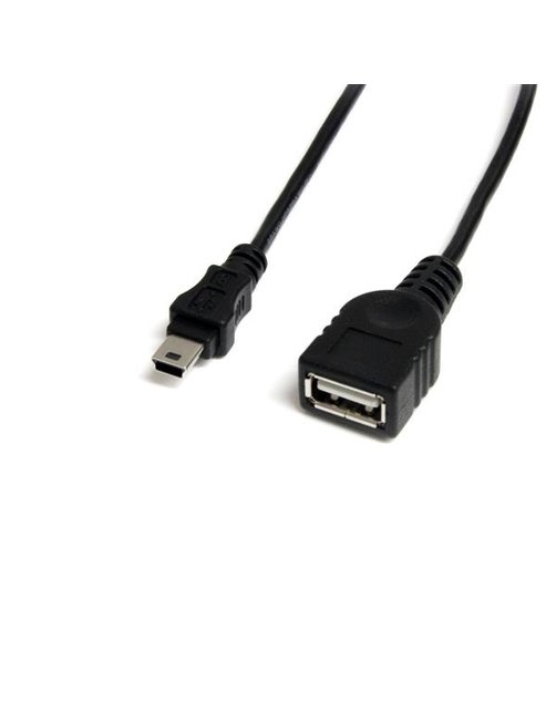 Cable 30cm Mini USB M a USB H - Imagen 1