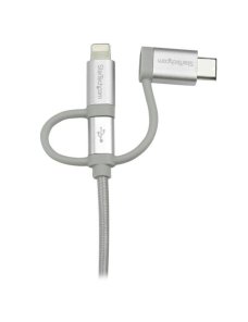 Cable 1m USB a USBC Micro Lightning - Imagen 6