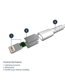 Cable USB a Lightning 1m Blanco - Imagen 5